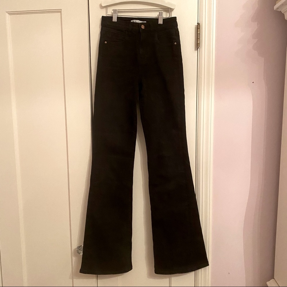 ZARA Black Flare Jeans